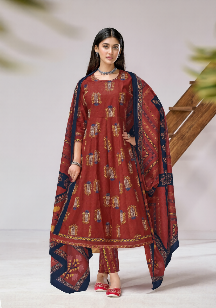 MAYUR ANARKALI VOL 2 COTTON KURTI