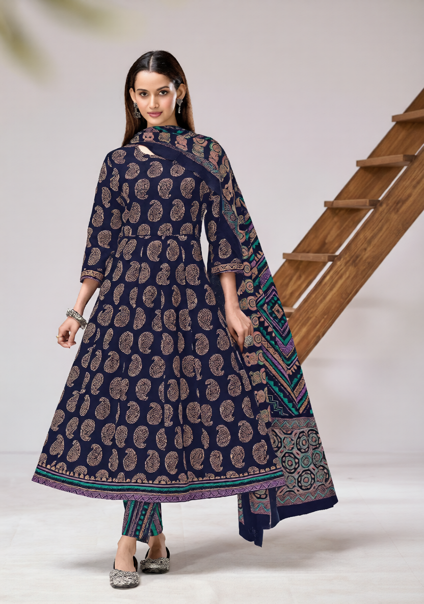 MAYUR ANARKALI VOL 2 COTTON KURTI