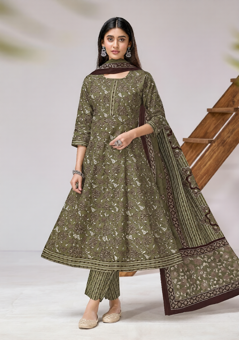 MAYUR ANARKALI VOL 2 COTTON KURTI